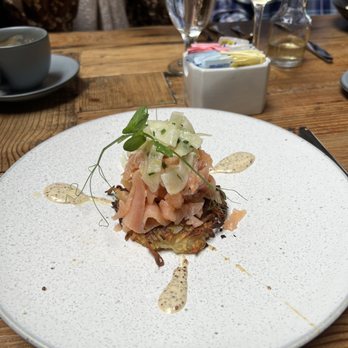 Landmark Tavern at Stone House - Smoked salmon galette - American Near Me - Warren, New Jersey