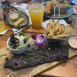Churrasco with fries Churrasco with fries