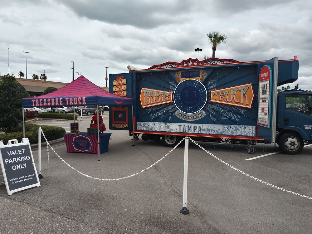 AMAZON TREASURE TRUCK Updated October 2024 2223 N Westshore Blvd