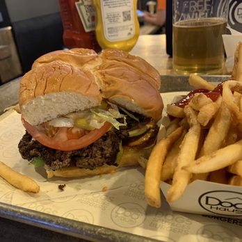 Dog Haus Biergarten - Downtown Phoenix - Tasty cheese burger - Burgers Near Me - Phoenix, Arizona