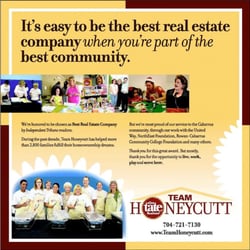 Team Honeycutt - Allen Tate Realtors - Voted 2014 Best Real Estate Company by the Independent Tribune