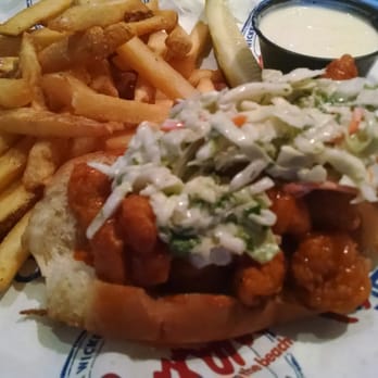 Boston's On the Beach - Buffalo Shrimp Roll. - Seafood Near Me - Delray Beach, Florida Boston's On the Beach - Buffalo Shrimp Roll. - Seafood Near Me - Delray Beach, Florida