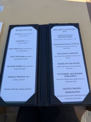 Menu photo 4 Flow Restaurant and Lounge Mendocino, CA Menu photo 4 Flow Restaurant and Lounge Mendocino, CA