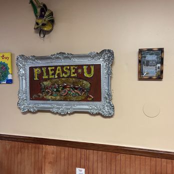 Please-U-Restaurant - Sign on the wall - Diners Near Me - New Orleans, Louisiana Please-U-Restaurant - Sign on the wall - Diners Near Me - New Orleans, Louisiana