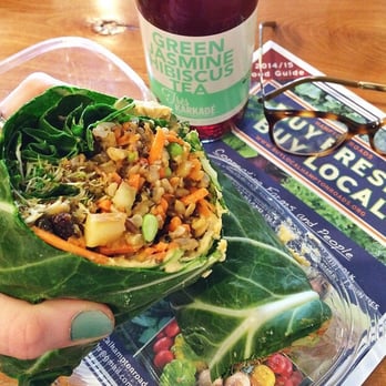 Fruitive - Collard wrap. Awesome and so filling--- - Juice Bars & Smoothies Near Me - Virginia Beach, Virginia