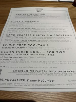 Menu photo 1 Bonefish Grill Las Vegas, NV Menu photo 1 Bonefish Grill Las Vegas, NV
