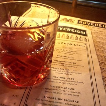 The Sovereign - Cocktails - Belgian Near Me - Washington, DC, District of Columbia