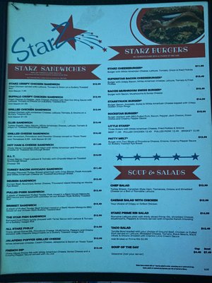 Menu photo 6 Starz American Bar and Grill Mesa, AZ Menu photo 6 Starz American Bar and Grill Mesa, AZ