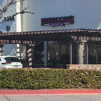 Bruegger's Bagels - Outside pet friendly. Yes a patio! - Bagels Near Me - Santa Ana, California Bruegger's Bagels - Outside pet friendly. Yes a patio! - Bagels Near Me - Santa Ana, California