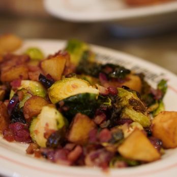 Breakfast Republic - a plate of brussels sprouts and potatoes - Breakfast & Brunch Near Me - Encinitas, California