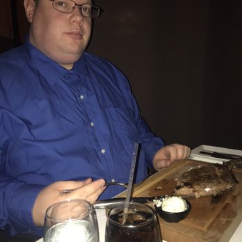 Strip Steakhouse - Very happy husband ate all of his steak - Steakhouses Near Me - Avon, Ohio