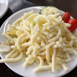 Extra cheese taken from two salads. Too much.