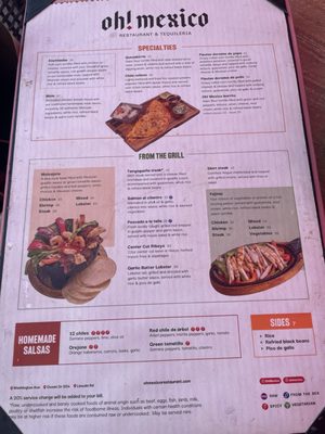 Menu photo 1 Oh Mexico Lincoln Road Miami Beach, FL Menu photo 1 Oh Mexico Lincoln Road Miami Beach, FL
