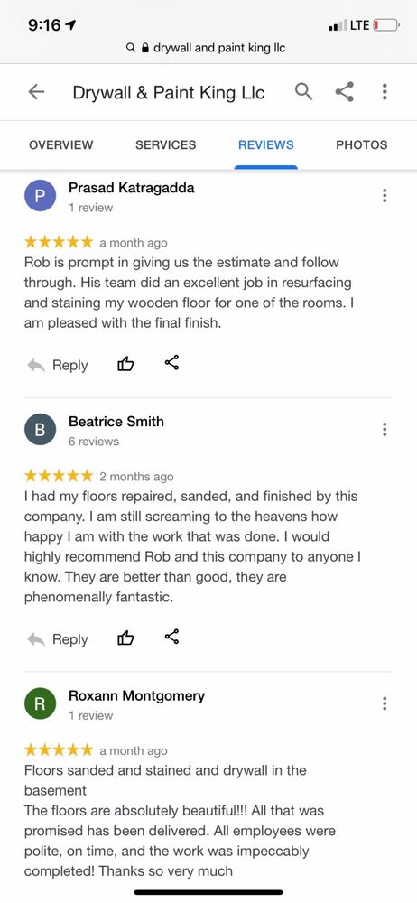 Slide of Walls and Floors