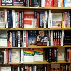 Towne Book Center & Cafe - Slanted political section.