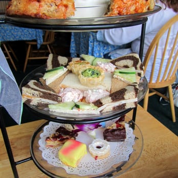 Robinsons Tea Room - our trays. - Desserts Near Me - Stony Brook, New York