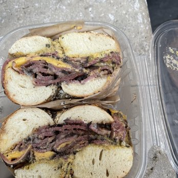Leo's Bagels - NY Style Deli Pastrami Sandwich - Coffee & Tea Near Me - New York, New York