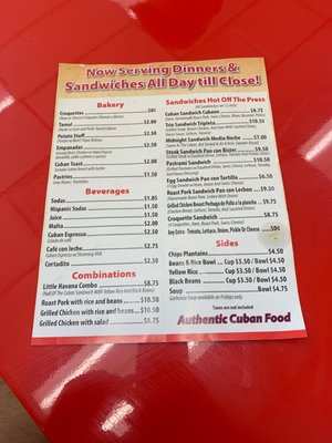 Menu photo 2 M&G Cuban Cafe II Largo, FL Menu photo 2 M&G Cuban Cafe II Largo, FL