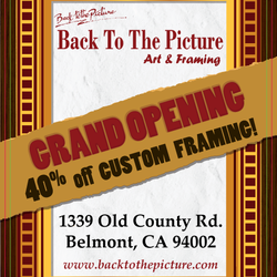 Back To The Picture Art & Framing/Belmont - Enjoy 40% off until June1, 2019!!