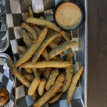 Happy Hour Sports Bar - Fried green beans - Sports Bars Near Me - Waterloo, Illinois Happy Hour Sports Bar - Fried green beans - Sports Bars Near Me - Waterloo, Illinois