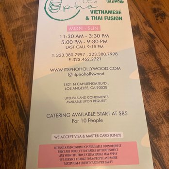 It's Pho - Menu - Vietnamese Near Me - Los Angeles, California