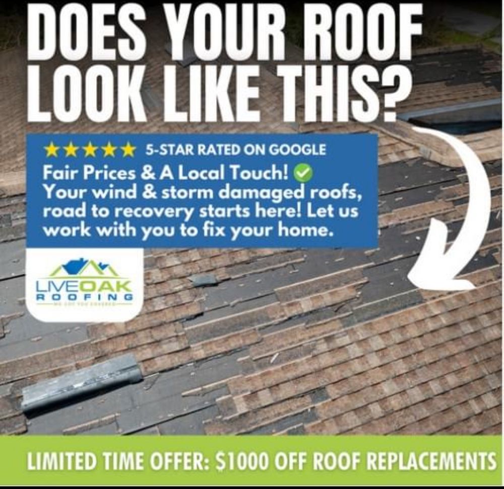 Slide of Live Oak Roofing
