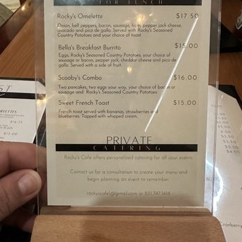 Rocky's Cafe - Menu - Breakfast & Brunch Near Me - Seaside, California