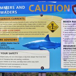 White Horse Beach - Worst beach ever! Strewn with rocks in every direction, and a polluted canal but drinking is ok to swim with the sharks! LOL Horrible