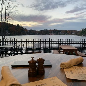 Boathouse Saranac Lake Pub - Beautiful view, we had the best table in the house! - Gastropubs Near Me - Saranac Lake, New York Boathouse Saranac Lake Pub - Beautiful view, we had the best table in the house! - Gastropubs Near Me - Saranac Lake, New York