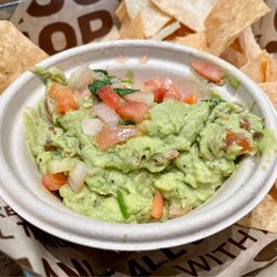 Lime Fresh Mexican Grill - Tortilla chips with guacamole