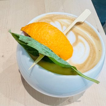Iris Coffee Lab - blood orange latte - Coffee & Tea Near Me - Raleigh, North Carolina Iris Coffee Lab - blood orange latte - Coffee & Tea Near Me - Raleigh, North Carolina
