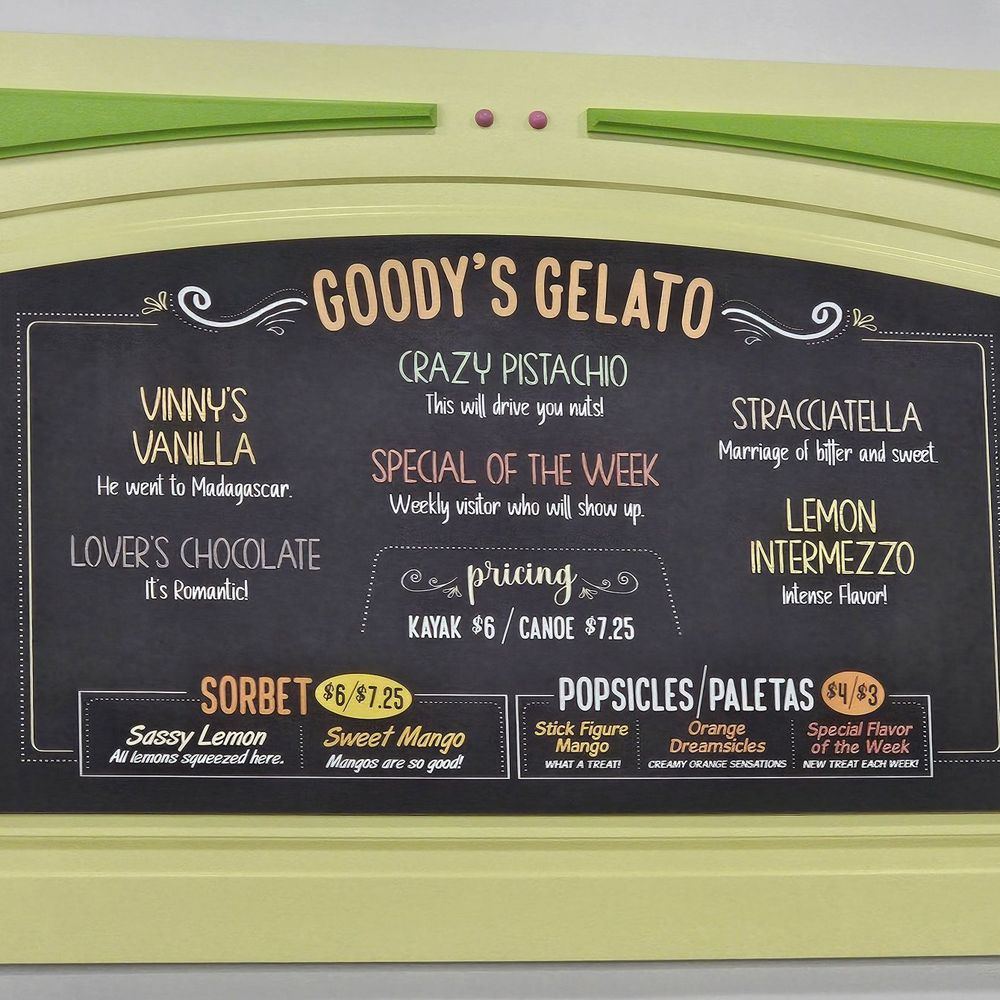 Goody's at the Beach - Menu - Gelato Near Me - Olcott, New York Goody's at the Beach - Menu - Gelato Near Me - Olcott, New York