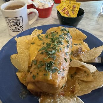 Sam's No 3 - Beef Barbacoa Breakfast Queso Quesadilla - great! - Breakfast & Brunch Near Me - Denver, Colorado