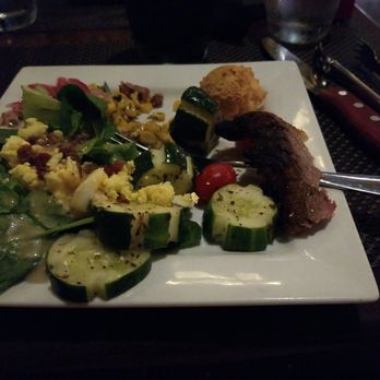 Rodizio Grill Brazilian Steakhouse Estero - Steak with salad. - Steakhouses Near Me - Estero, Florida Rodizio Grill Brazilian Steakhouse Estero - Steak with salad. - Steakhouses Near Me - Estero, Florida