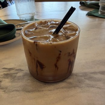 Saint Blaise - Iced mocha latte 07.25.2026 - American Near Me - Midland, Texas Saint Blaise - Iced mocha latte 07.25.2026 - American Near Me - Midland, Texas