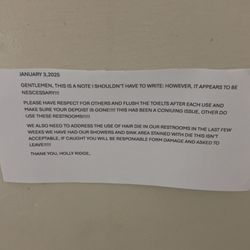 Hollyridge Campground - Notes from management