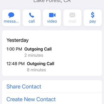 Euro Performance World - The two phone call logs showing the amount of time Aaron spoke with me before he had a meltdown. - Auto Repair Near Me - Laguna Niguel, California