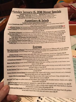 Menu photo 5 The Gateway Tavern Wareham, MA