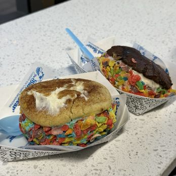 The Baked Bear - Vegan/GF Fudgy Brownie Cookie Sandwich& Bear Batter - Bakeries Near Me - San Diego, California The Baked Bear - Vegan/GF Fudgy Brownie Cookie Sandwich& Bear Batter - Bakeries Near Me - San Diego, California