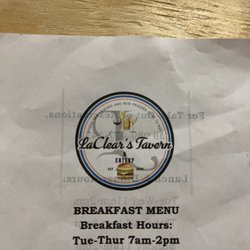 LaClear’s Tavern & Eatery