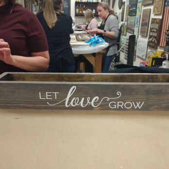 Board & Brush Creative Studio - My sister's succulent box - Arts & Entertainment Near Me - Modesto, California