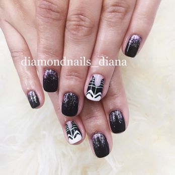 Diamond Nails - Maleficent nails by Diana - Nail Salons Near Me - Fullerton, California