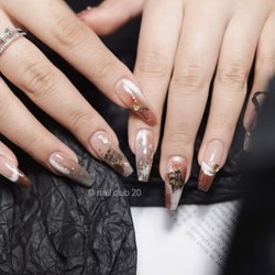 Nail Club 20 - Gel X extension with design.
Please call or text us at 626-316 -9903 for an appointment. Check us on Instagram: Nailclub20