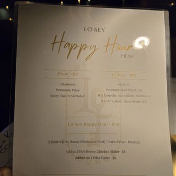 Lo Key Cocktail Lounge - Happy hour menu - Cocktail Bars Near Me - Elmhurst, Illinois
