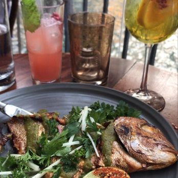 Beatnik On The River - Pescado a la talla (Atlantic Wild Red Snapper) - Cocktail Bars Near Me - Chicago, Illinois Beatnik On The River - Pescado a la talla (Atlantic Wild Red Snapper) - Cocktail Bars Near Me - Chicago, Illinois
