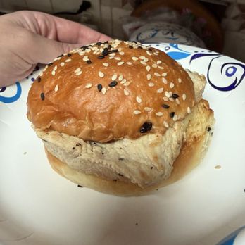Gimme Burger - Sorry excuse for a grilled chicken sandwich ... for $15!!!!!!! - Burgers Near Me - Oyster Bay, New York Gimme Burger - Sorry excuse for a grilled chicken sandwich ... for $15!!!!!!! - Burgers Near Me - Oyster Bay, New York