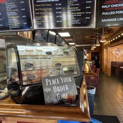 Holt Bros BBQ - Inside the restaurant.