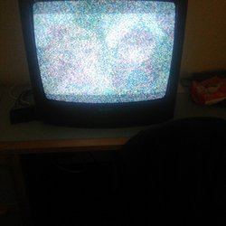 Gaston Inn - The maintenance man said the TV was working fine ok does this look a watchable TV?