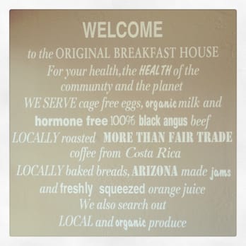 Original Breakfast House - This sums up my love of this place. - Breakfast & Brunch Near Me - Phoenix, Arizona Original Breakfast House - This sums up my love of this place. - Breakfast & Brunch Near Me - Phoenix, Arizona