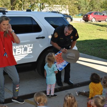 First Step School - Hays County Constable Visit: Safety Theme - Child Care & Day Care Near Me - San Marcos, Texas